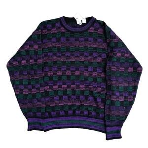Rare Coogi Style Knit Oscar Dela Renta Sweater Medium